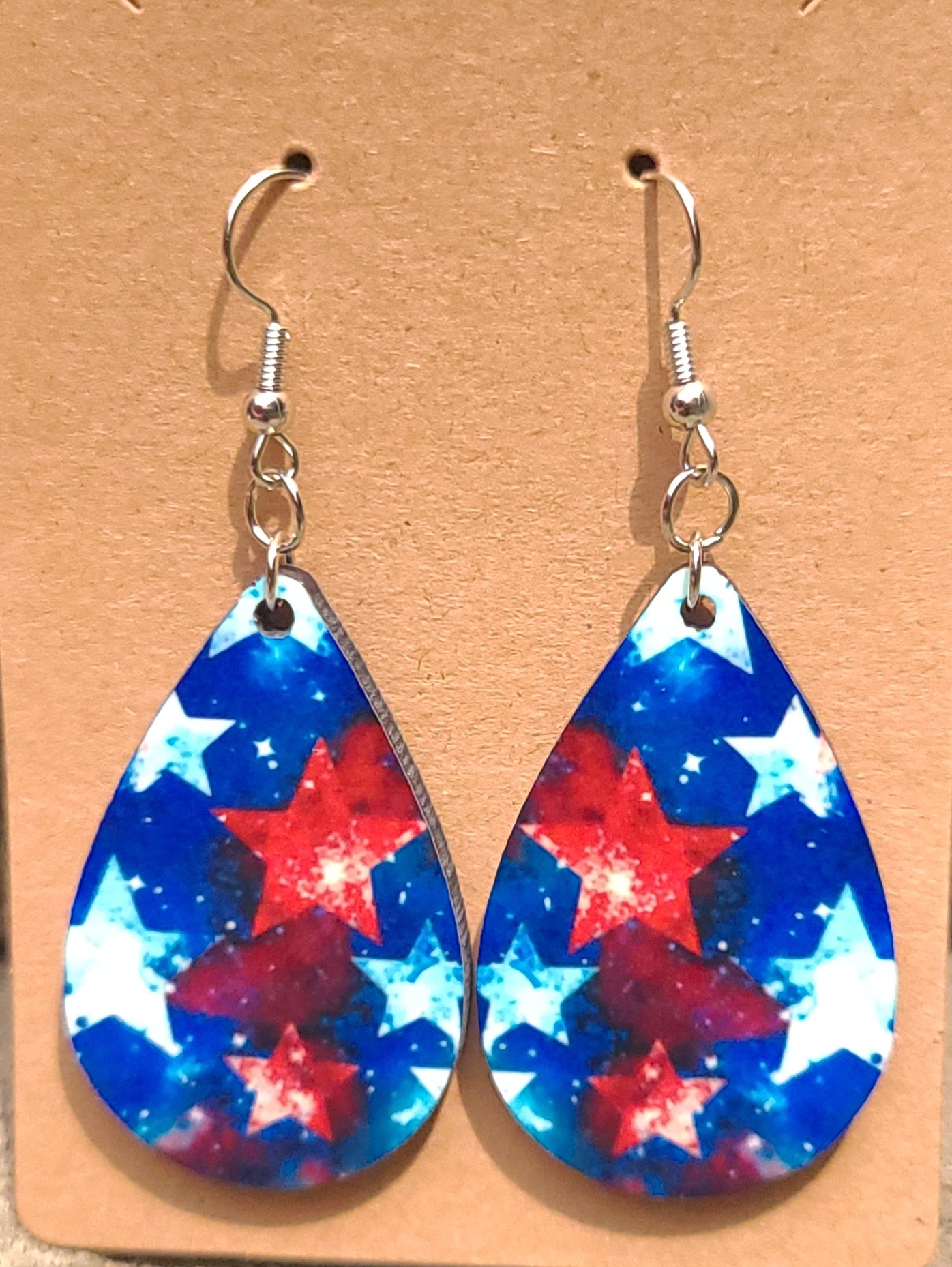 Blue Starry Earrings