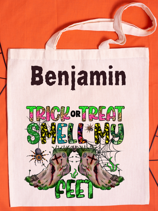 Smell My Feet Trick or Treat Bag