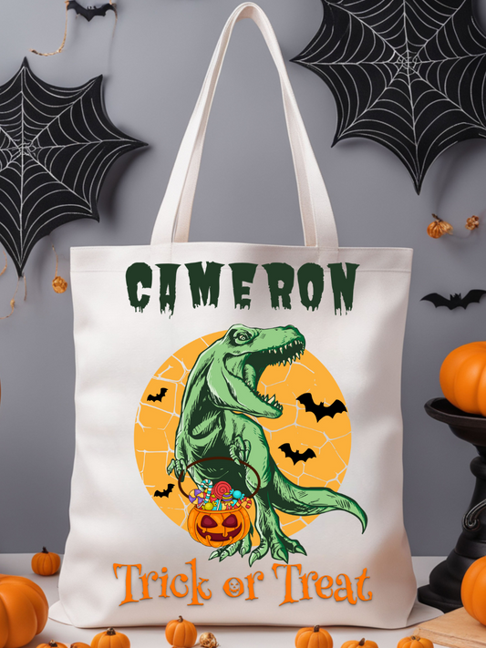 T-Rex Trick or Treat Bag