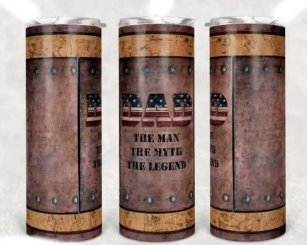 Dad: The Man, The Myth, The Legend - 20 oz. Tumbler